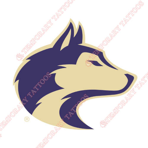 Washington Huskies Customize Temporary Tattoos Stickers NO.6890